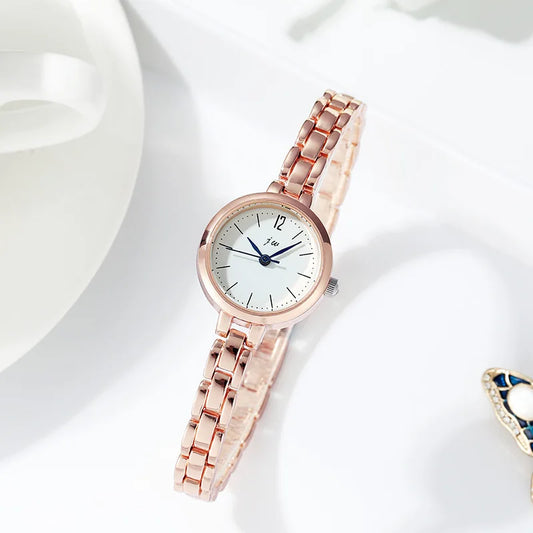 UTHAI W103 Women Fashion Quartz Watch Clock Minimalist College/High School Girls Wristwatch Female Metal Bracelet Watches Gift