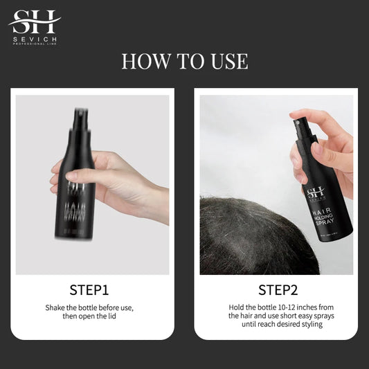 Sevich Hair Hold Spray For Men Hair Building Fiber Applicator Hair Fixing Spray Hair Hold Spray Water Salon Hair Styling Product
