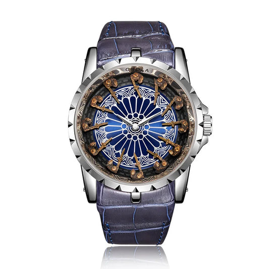 Men Watch Luxury Brand High end Middle Ancient Personality Classic Trend Waterproof Leather Male Fashion Quartz Clock Watches