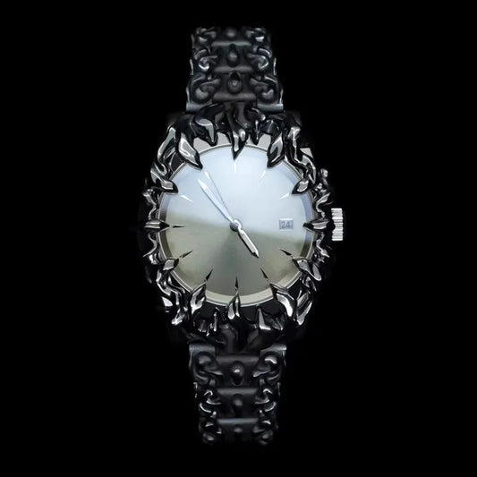 Men's High-end claw Watch Retro European and American Style irregular Steel Strip Waterproof male Fashion Quartz Watches Gift