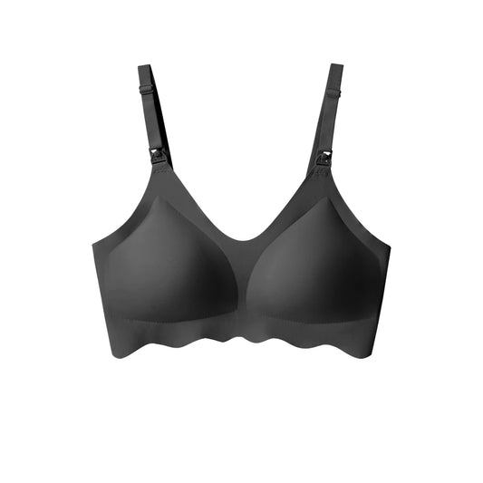 Traceless Women's Comfortable and Breathable Ultra Thin Breastfeeding Bra Detachable Breastfeeding Bra