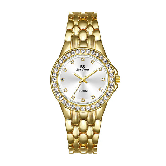 Luxury Women Quartz Wrist Watches Stainless Steel Strap Waterproof Fashionable Beauty Gift Exquisite Quartz Watch for woman